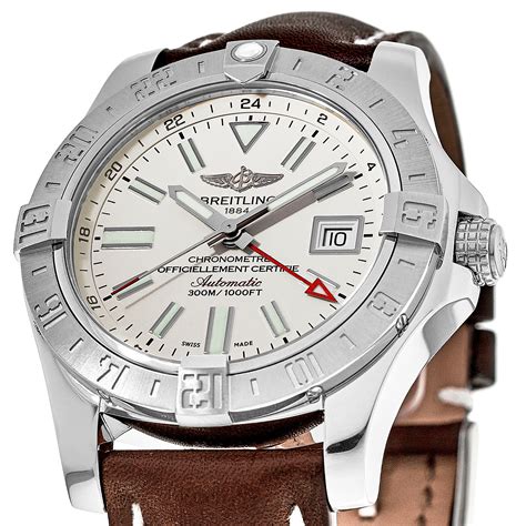 breitling avenger 2 gmt white|Breitling chronometer avenger.